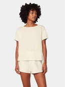 Piżamy damskie - Triumph Szorty piżamowe Smart Active Infusion 10218291 Écru Relaxed Fit - miniaturka - grafika 1