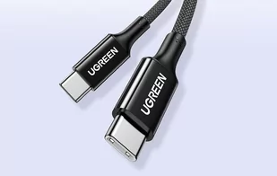 Kabel USB-C do USB-C Ugreen US557, 100W, 5A (czarny) - Kable - miniaturka - grafika 3