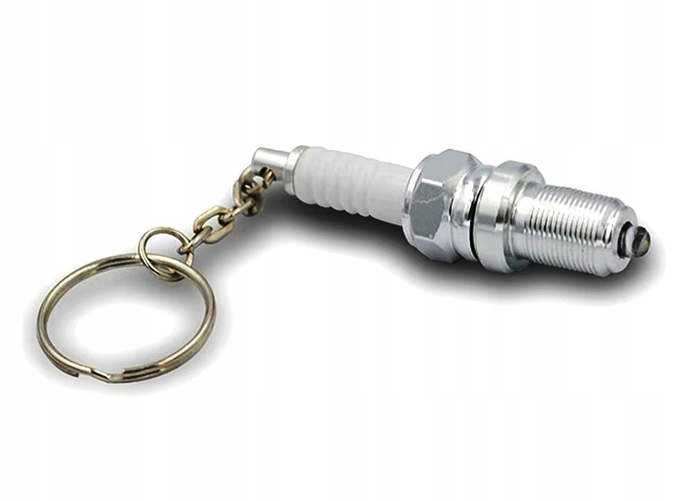 Brelok do kluczy, wisiorek, breloczek - latarka - świeca zapłonowa