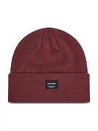 Czapki damskie - Jack&Jones Czapka Jacdna Beanie Noos 12092815 Bordowy - miniaturka - grafika 1