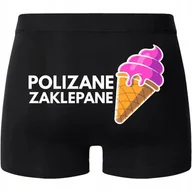 Majtki damskie - Bokserki Męskie POLIZANE ZAKLEPANE Zabawny Prezent Na Walentynki Rozm XXL - miniaturka - grafika 1