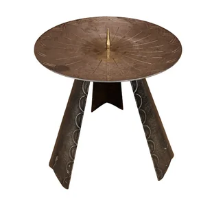 Duży świecznik modernistyczny na dużą świecę, Niemcy, lata 70. - Świeczniki - miniaturka - grafika 1