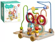 Zabawki interaktywne dla dzieci - Lucy & Leo Edukacyjna pętla motoryczna - Przeplatanka Motyl na sznureczku LL159 - miniaturka - grafika 1