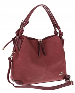 Torebka Damska CHARRO Shopperka Pojemna Duża A4 Modna Torba CH3311 Bordowa - Torebki damskie Torebka Damska CHARRO Shopperka Pojemna Duża A4 Modna Torba CH3311 Bordowa - Torebki damskie - miniaturka - grafika 1