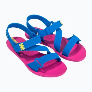 Sandały damskie Ipanema Hit Papete AD pink/blue - Sandały damskie - miniaturka - grafika 1