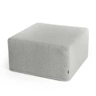 Poduszki dekoracyjne - Duża kwadratowa szara pufa Cozy 60x30 - miniaturka - grafika 1