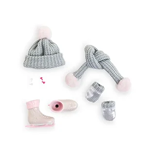 Corolle Girls - Zestaw zimowy, 6 akcesoriów, dla lalki manekin, od 4 lat, 9000610080 - Manekiny wystawowe - miniaturka - grafika 1