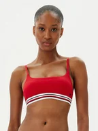Stroje kąpielowe - Tommy Hilfiger Góra od bikini UW0UW05806 Czerwony - miniaturka - grafika 1