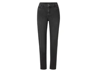 esmara® Jeansy straight high waist damskie z bawełną (Szary, 40) - Spodnie damskie esmara® Jeansy straight high waist damskie z bawełną (Szary, 40) - Spodnie damskie - miniaturka - grafika 1