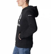 Bluzy sportowe męskie - Męska bluza dresowa nierozpinana z kapturem COLUMBIA Trek Hoodie - miniaturka - grafika 1