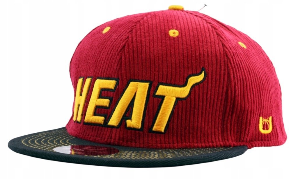 Czapka daszkiem męska Miami Heat NBA Ultra Game 55-60 Snapback Sztruks Haft