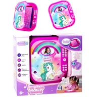 Szkolne artykuły papiernicze - COIL Pamiętnik na kod notes notatnik A5 sekretny magiczny na hasło jednorożec angielski - miniaturka - grafika 1