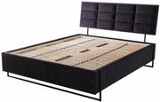 Łóżka - Łóżko Soft Loft, jasno beżowa bukla, 180 cm, Tkaniny tapicerskie - łóżka - miniaturka - grafika 1