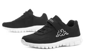 Trampki damskie - Buty Kappa Follow K 260604K-1110 - czarne - miniaturka - grafika 1