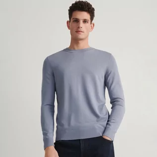 Swetry męskie - Reserved - Wiskozowy sweter - Niebieski - grafika 1