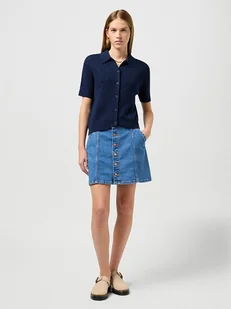 Wrangler Spódnica dżinsowa w kolorze niebieskim - Spódnice - miniaturka - grafika 1