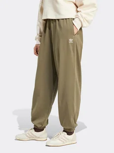 adidas Spodnie dresowe w kolorze khaki - Spodnie sportowe damskie - miniaturka - grafika 1