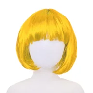 Dodatki do strojów karnawałowych - Peruka bob żółta - miniaturka - grafika 1