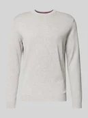 Swetry męskie - Sweter z dzianiny o kroju regular fit z czystej bawełny - miniaturka - grafika 1