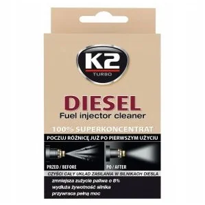 ŚRODEK DO CZYSZCZENIA WTRYSKÓW DIESEL K2 50 ML - Kosmetyki samochodowe - miniaturka - grafika 1