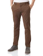 Spodenki męskie - s.Oliver Męskie spodnie chino, slim fit, brązowe, 28/32 - miniaturka - grafika 1