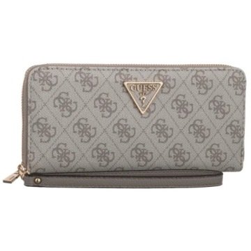 Portfel Damski Guess Laurel II Slg Large Zip Around SWSG74 Beżowy