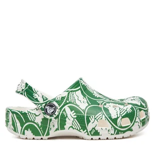 Klapki Crocs Classic Duke Print Clog K 210007 Zielony - Buty dla chłopców - miniaturka - grafika 1