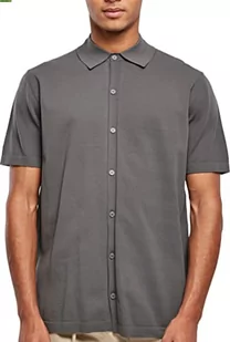 Urban Classics Męska koszula dzianinowa, darkshadow, 4XL - Koszule męskie - miniaturka - grafika 1