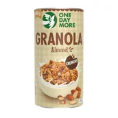 Płatki śniadaniowe i musli - OneDayMore Granola Migdałowa 450g - miniaturka - grafika 1