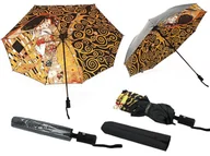 Parasole - Parasol automatyczny, składany - G. Klimt, Pocałunek i Drzewo życia (dekoracja pod spodem) (CARMANI) - miniaturka - grafika 1