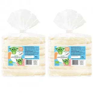 Biominki Wafle wielozbożowe Zestaw 2 x 60 g Bio - Inne przekąski suche - miniaturka - grafika 1