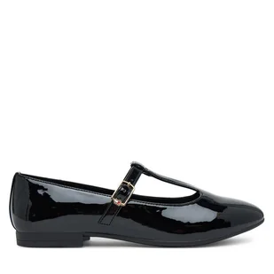 Baleriny Tommy Hilfiger Ballerina T3A3-34000-0774 D Czarny - Buty dla dziewczynek - miniaturka - grafika 1