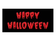 Halloween - Plakat na Halloween - Krwawe Halloween - 70x33 cm - miniaturka - grafika 1