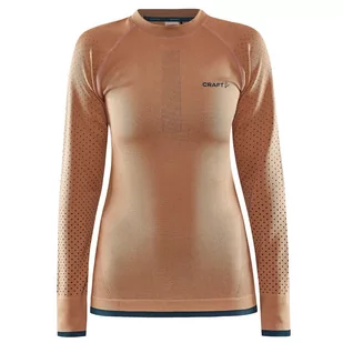Damska koszulka Craft Adv Warm Intensity Ls Rozmiar: L / Kolor: pomarańczowy - Koszulki sportowe damskie - miniaturka - grafika 1