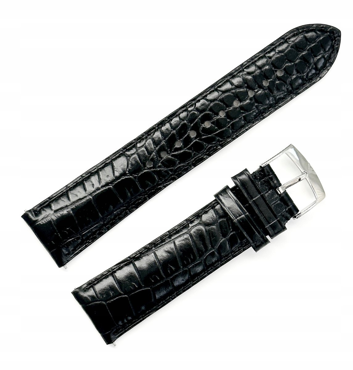 Pasek do zegarka Emporio Armani AR0643 22 mm czarny