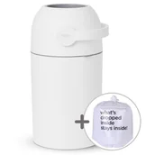 Inne akcesoria do pielęgnacji dzieci - Magic Majestic, kosz na zużyte pieluchy, biały, 40 l + worki, 15 sztuk - miniaturka - grafika 1