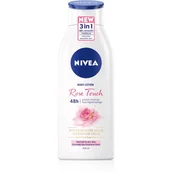 Balsamy i kremy do ciała - Nivea BODY Balsam 400ml Rose Touch 93700& - miniaturka - grafika 1