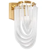 Lampy ścienne - NOWOCZESNA LAMPA ŚCIENNA KINKIET MOSIĘŻNY BOSCONE W2 - miniaturka - grafika 1