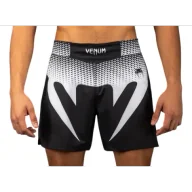 Spodnie sportowe męskie - Venum Spodenki MMA Treningowe Fightshorts No Gi Black/White - miniaturka - grafika 1