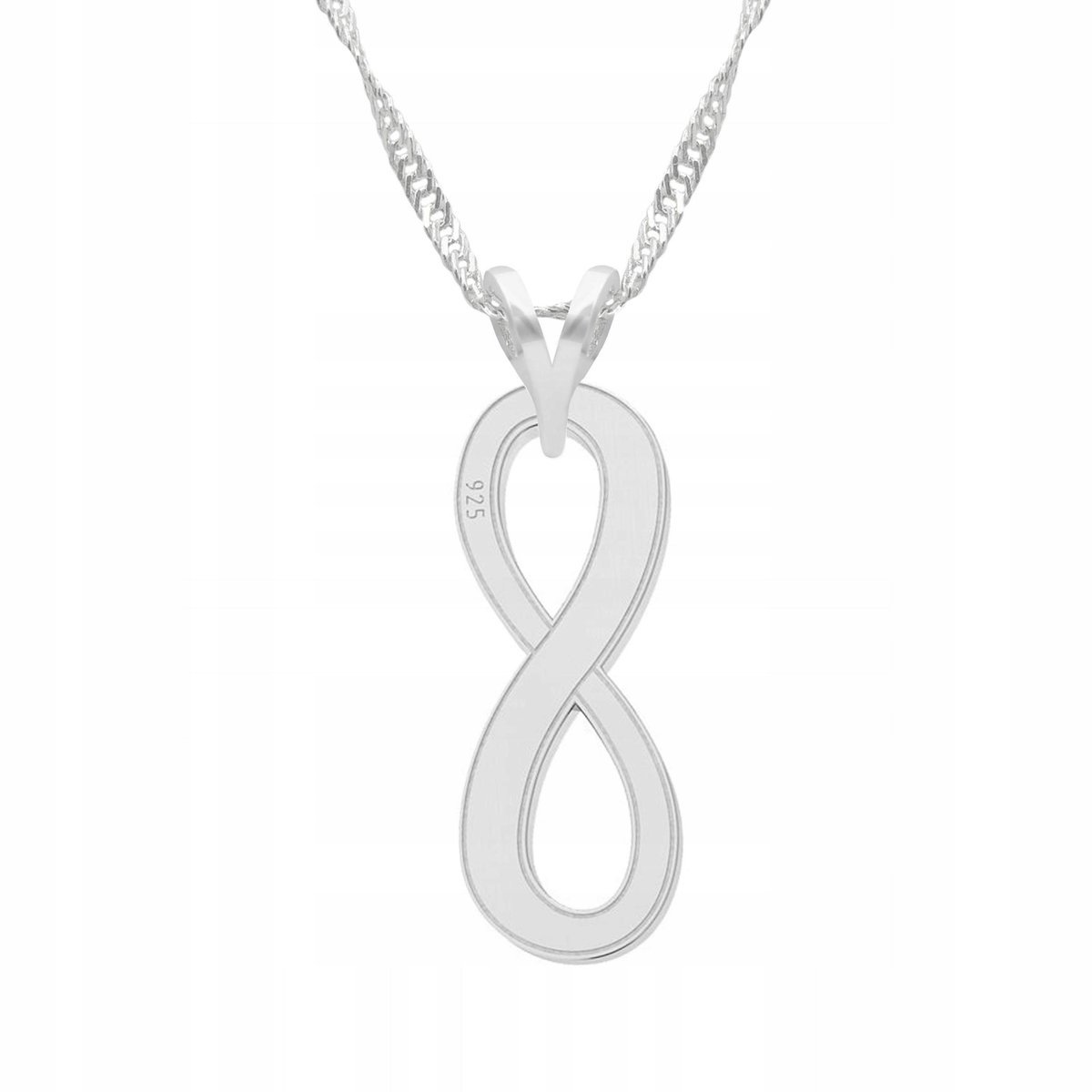 Naszyjnik Srebrny Znak Nieskończoność Forever z Nieskończonością SREBRO 925