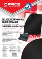 Szkolne artykuły papiernicze - Office Products Okładki do bindowania A4 kartonowa 100 sztuk czarna błyszcząca PBS Connect Polska - miniaturka - grafika 1