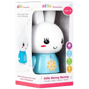 Króliczek Alilo Honey Bunny G6 JASNY NIEBIESKI - Zabawki interaktywne dla dzieci - miniaturka - grafika 1