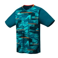 Koszulki sportowe męskie - Koszulka męska Yonex  Mens Crew Neck Shirt YM0034 Blue/Green XL - miniaturka - grafika 1