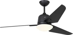 Energooszczędny wentylator sufitowy z oświetleniem i pilotem Eco Aviatos 132 cm bazaltowo-szary - Wentylatory sufitowe - miniaturka - grafika 1