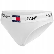 Majtki damskie - TOMMY HILFIGER BIKINI DAMSKIE MAJTKI 1 PARA BIAŁE r.S - miniaturka - grafika 1