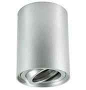 Lampy sufitowe - Valse tuba natynkowa regulowana srebrna downlight - miniaturka - grafika 1
