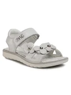 Buty dla dziewczynek - Primigi Sandały 7392544 Szary - miniaturka - grafika 1