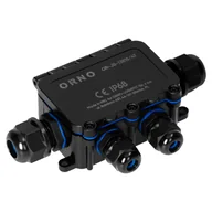 Puszki elektryczne i akcesoria - Puszka instalacyjna natynkowa Heavy-Duty czarna OR-JB-13815/4T IP86 układ T 82 x 69 x 39 mm Orno - miniaturka - grafika 1