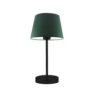 Lampy stojące - Lampka nocna LYSNE Siena, 60 W, E27, zieleń butelkowa/czarna, 41,5x19,5 cm - miniaturka - grafika 1