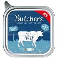 Mokra karma dla psów - Butcher's Original Junior pasztet 12 x 150 g Wołowina i kurczak - miniaturka - grafika 1